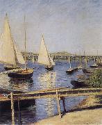 Gustave Caillebotte Sailboat painting